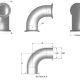 Stainless Steel Dairy & Food Bends - Clamp Ended